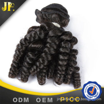 JP raw unprocessed double layers dyeable remy virgin raw kinky baby curl extensions